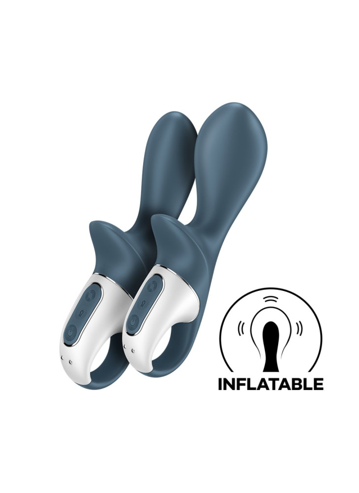 Vibromasseur gonflable anal gris USB Air Pump Booty 2 Satisfyer - CC597846